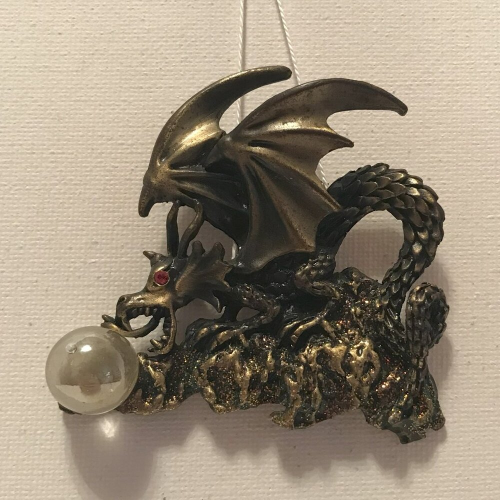 Vintage JJ Jonette Dragon Brooch